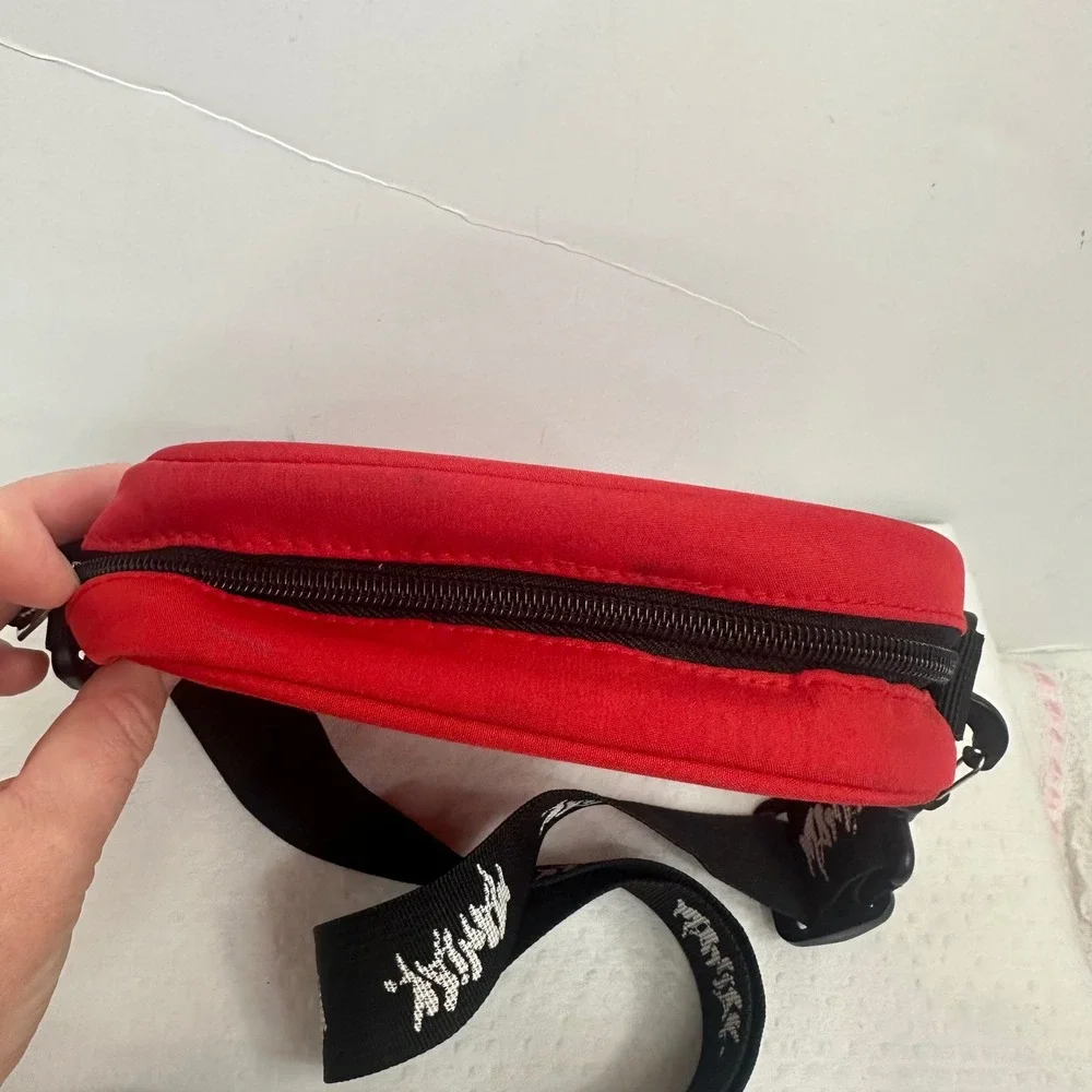 Maniak Red‎ Crossbody Shoulder Bag Branded Strap Streetwear Utility Pouch Small
